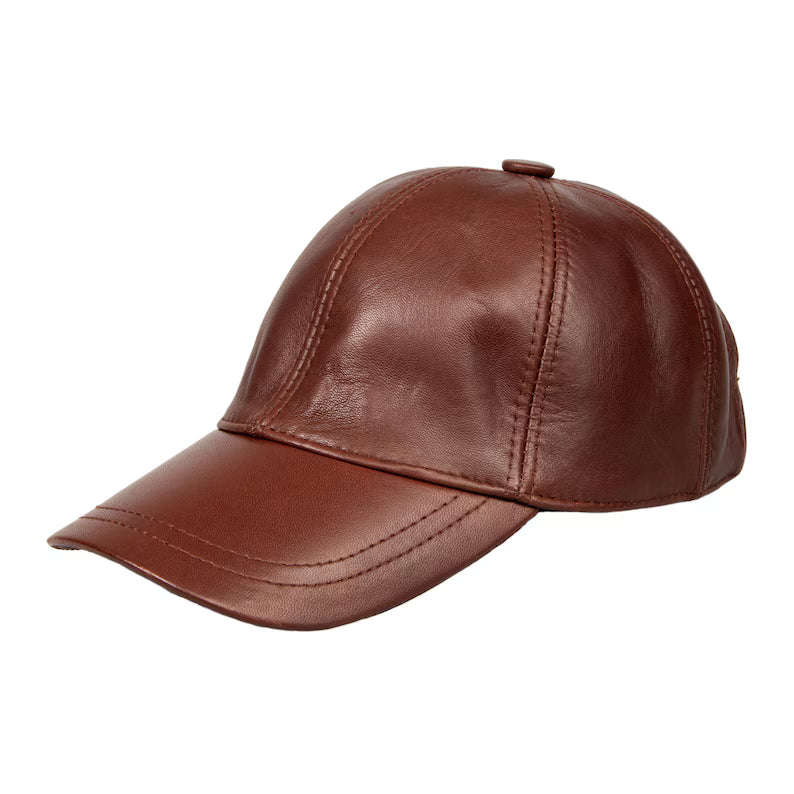 Casquette Baseball en Cuir