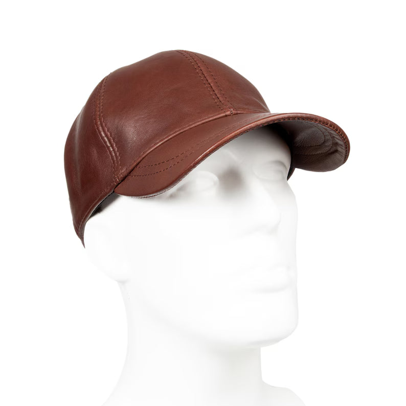 Casquette Baseball en Cuir