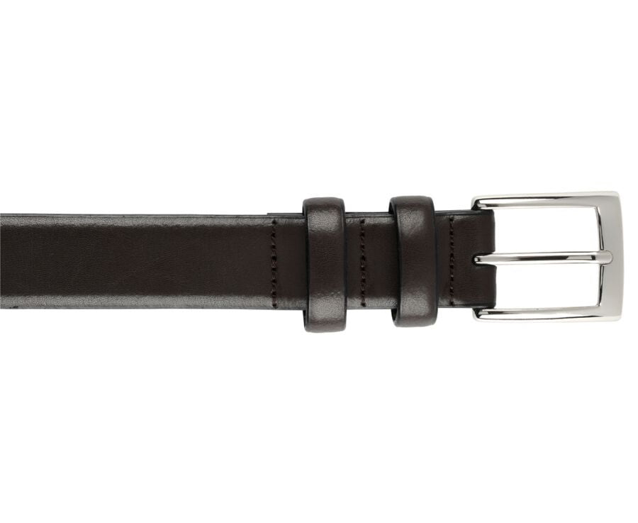 Ceinture classique en cuir Noir | Horizon