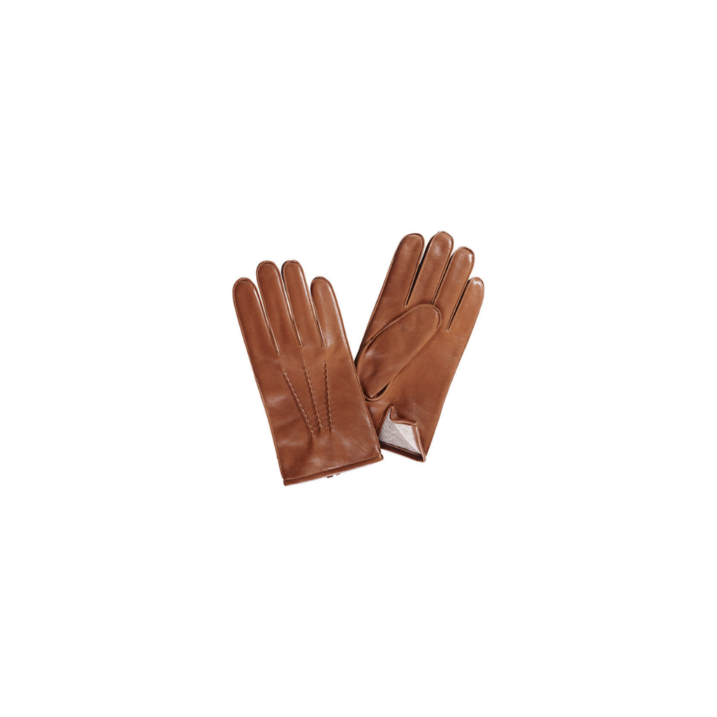 Gants homme en cuir d'agneau marron