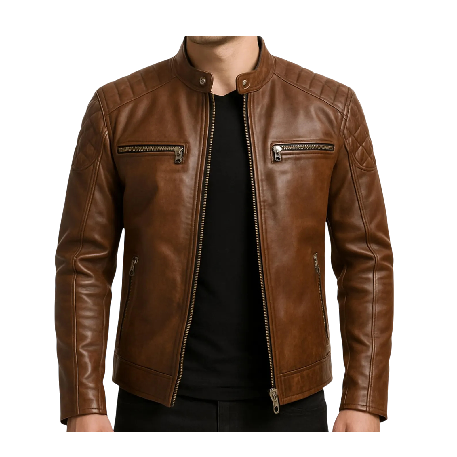 classico : Veste Hommes en cuir